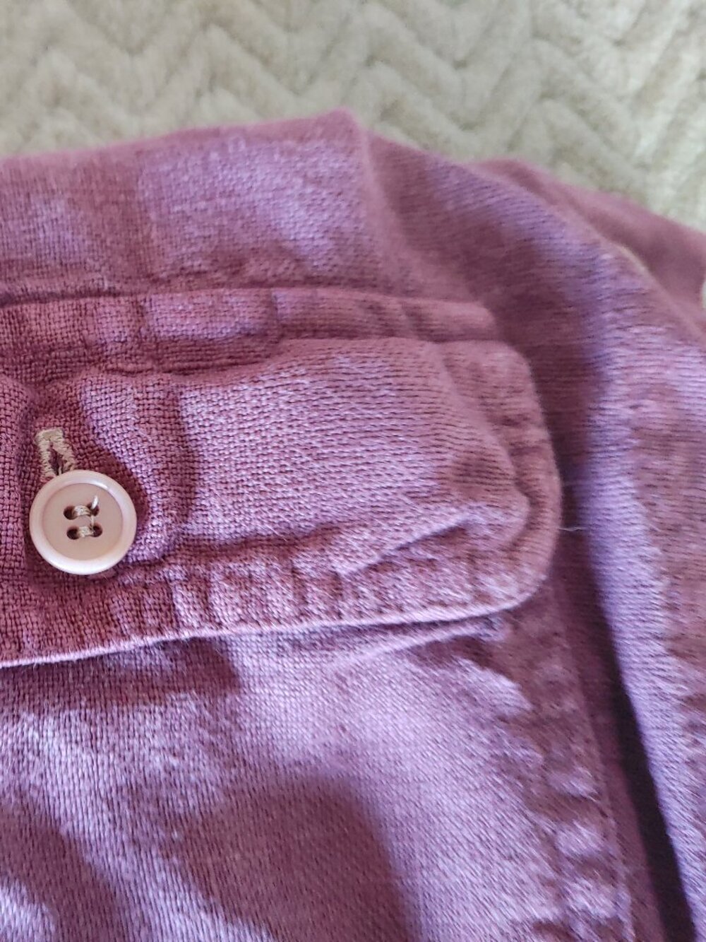 ✨ Vintage Raspberry Pink Linen Cropped Jacket ✨ - Picture 4 of 16